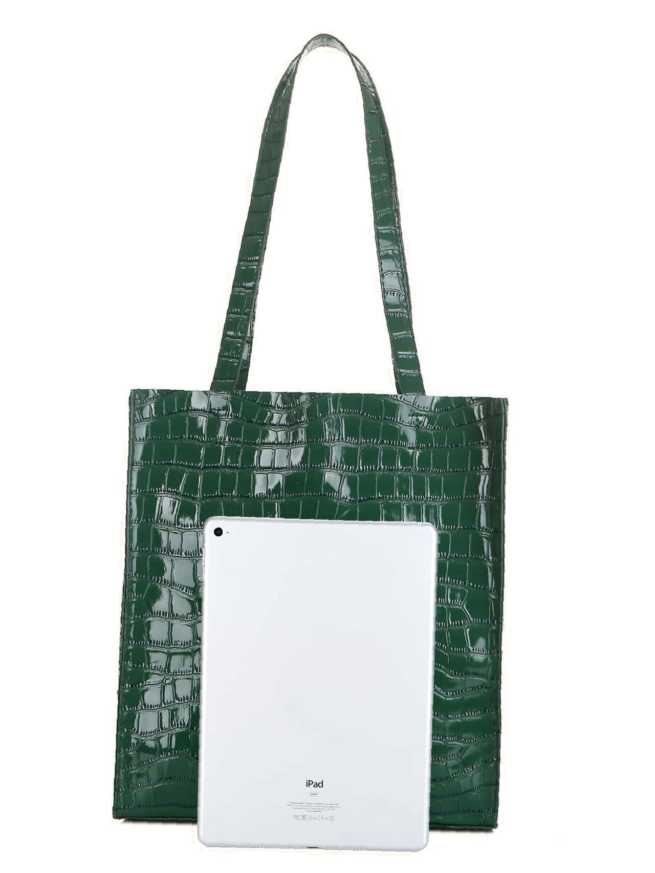 Futurecen - Croc Embossed Tote Bag  - Women Tote Bags