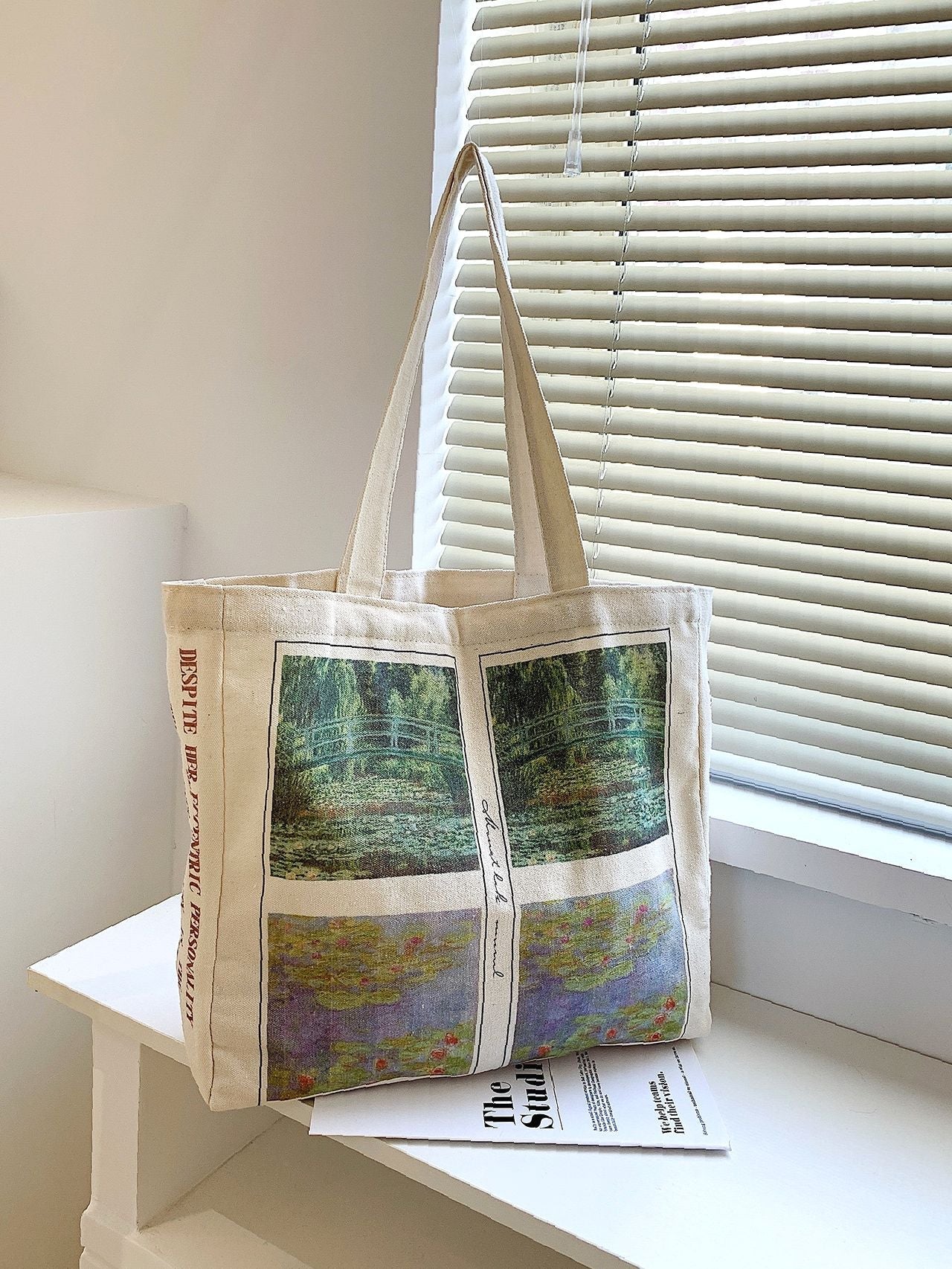 Futurecen - Scenery Print Canvas Tote Bag  - Women Tote Bags