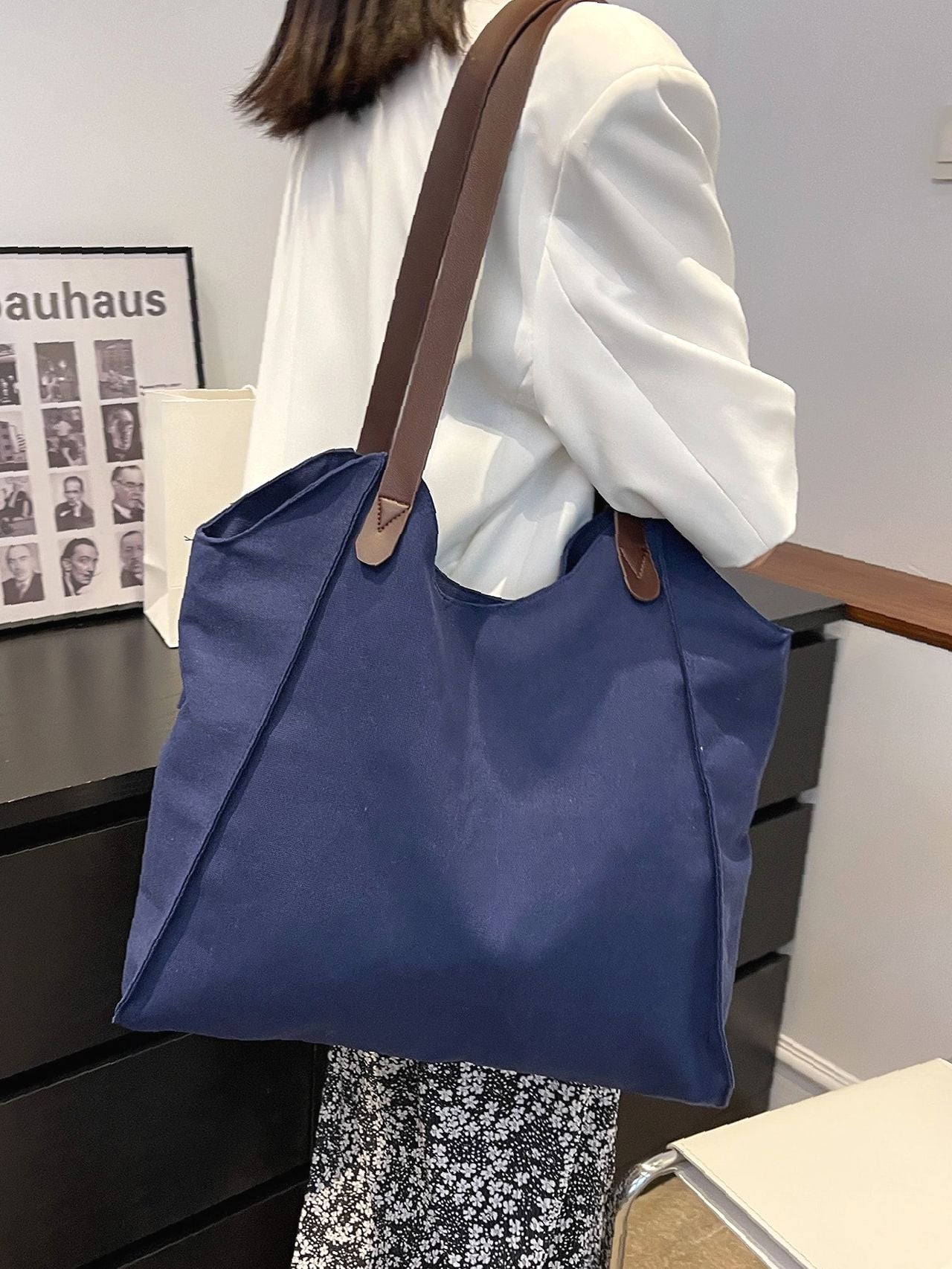 Futurecen - Minimalist Large Capacity Shopper Bag  - Women Tote Bags