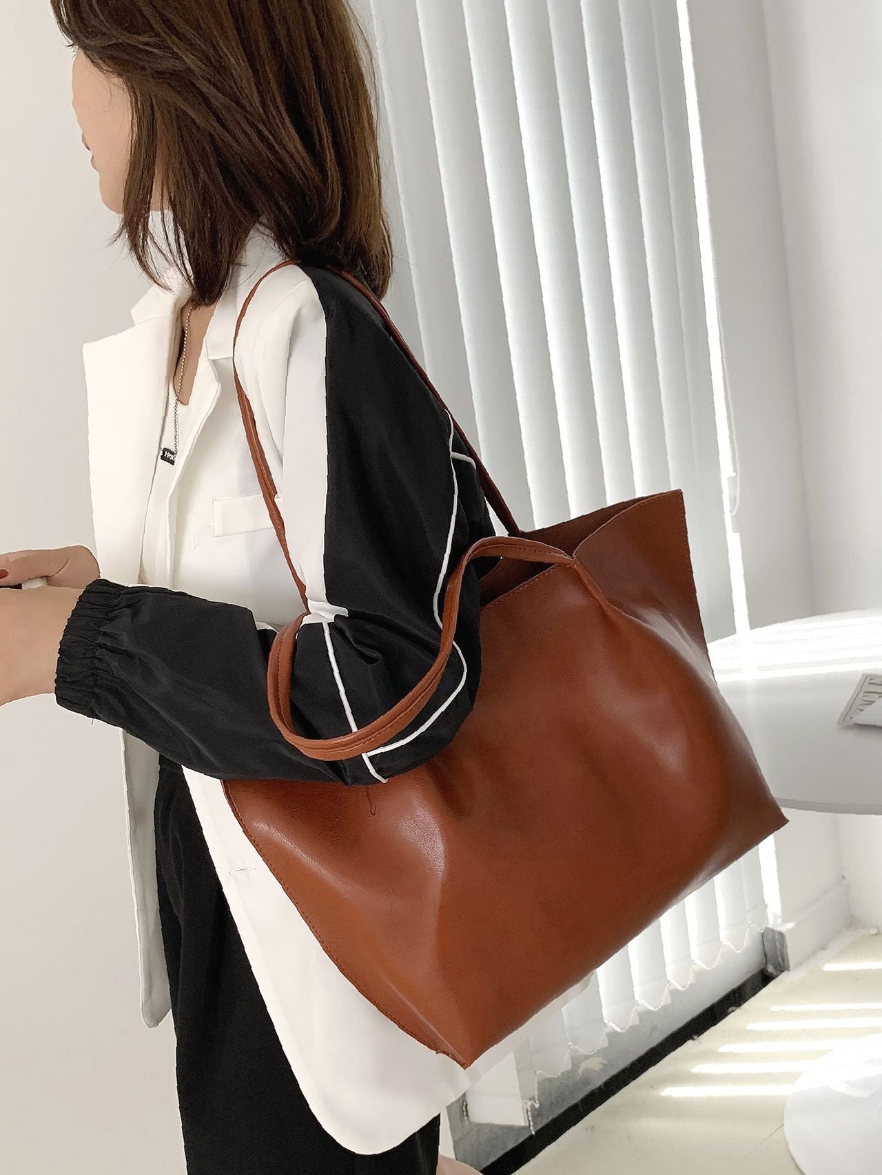 Futurecen - Minimalist Large Capacity Tote Bag  - Women Tote Bags