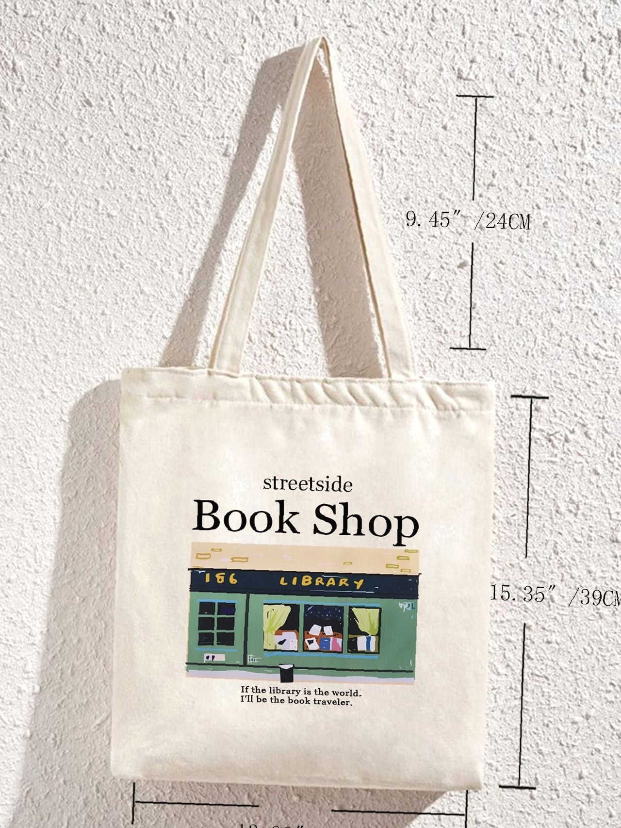 Futurecen - Letter & Cartoon Graphic Shopper Bag  - Women Tote Bags