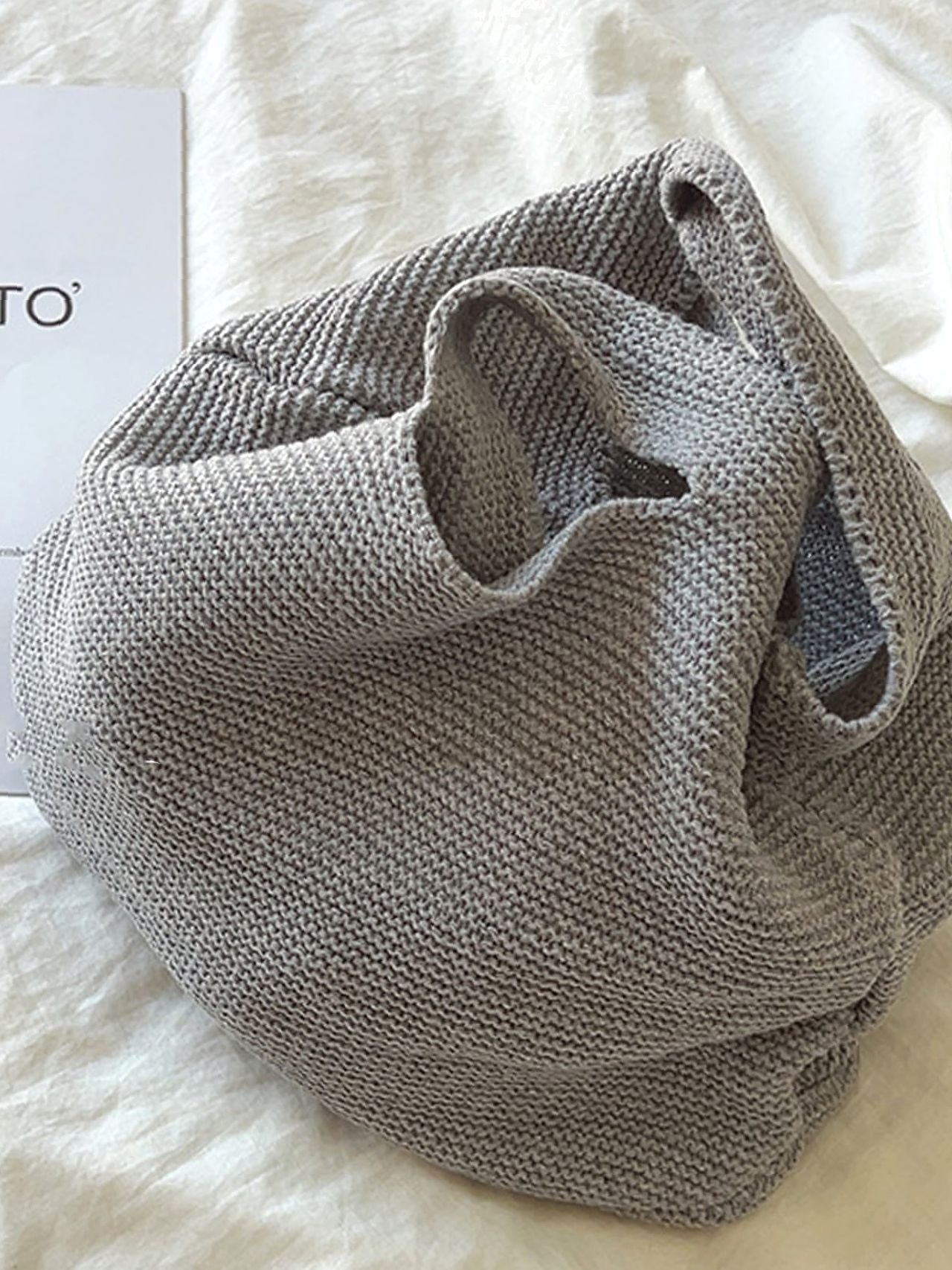 Futurecen - Minimalist Top Handle Crochet Bag  - Women Tote Bags