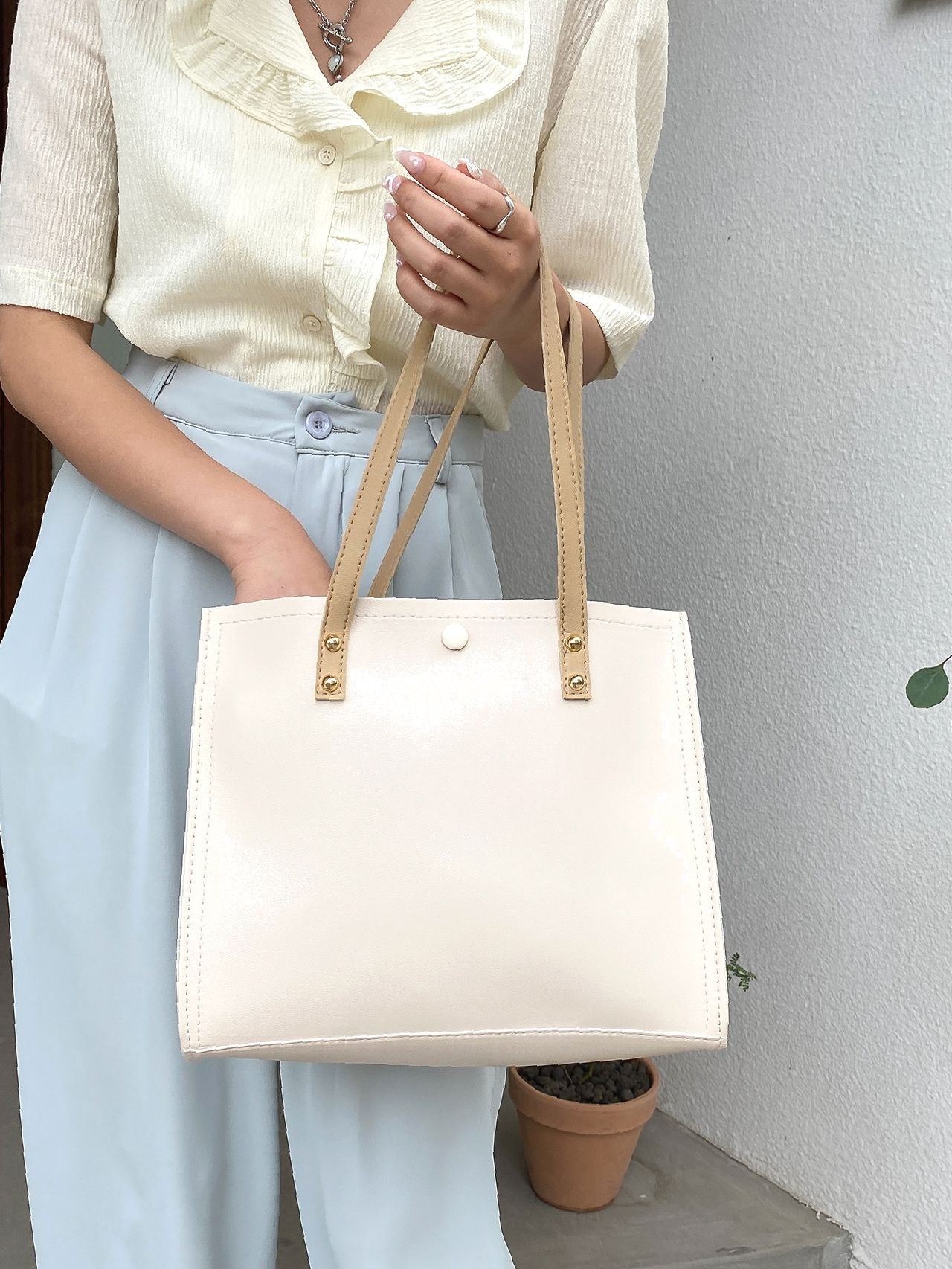 Futurecen - Minimalist Tote Bag  - Women Tote Bags