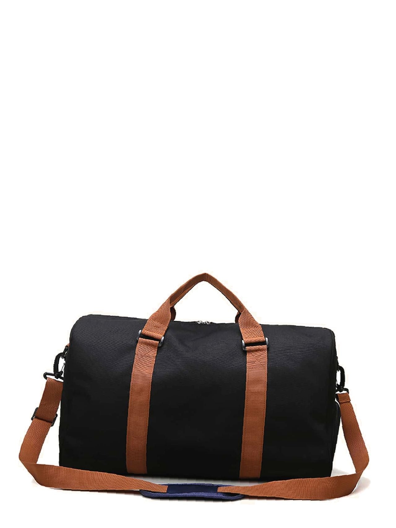 Futurecen - Letter Patched Large Capacity Duffel Bag  - Women Tote Bags