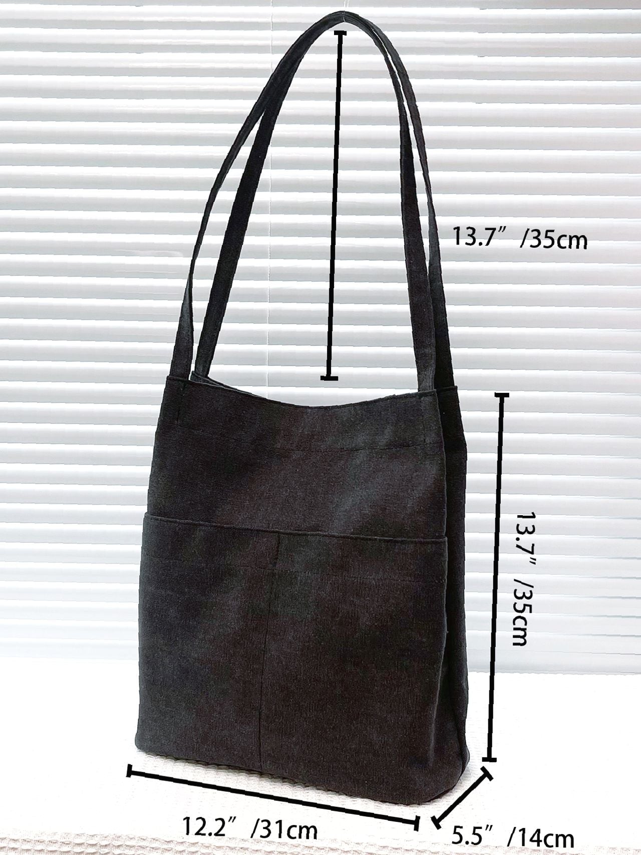 Futurecen - Minimalist Canvas Shopper Bag  - Women Tote Bags