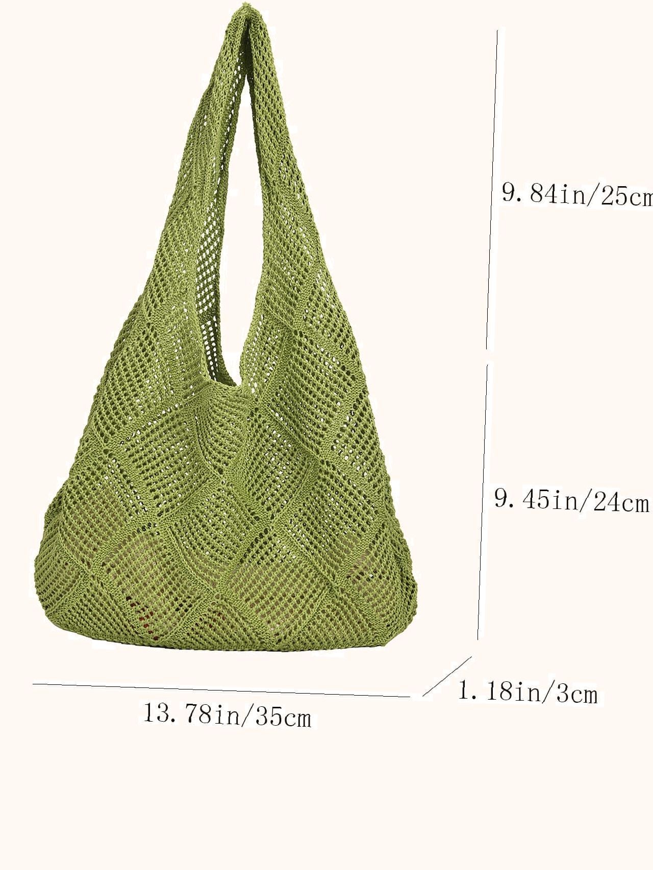 Futurecen - Knit Tote Bag  - Women Tote Bags