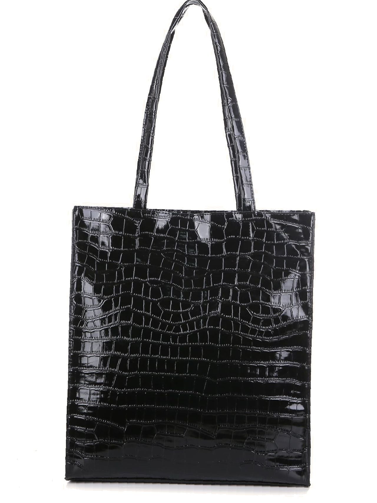 Futurecen - Croc Embossed Tote Bag  - Women Tote Bags