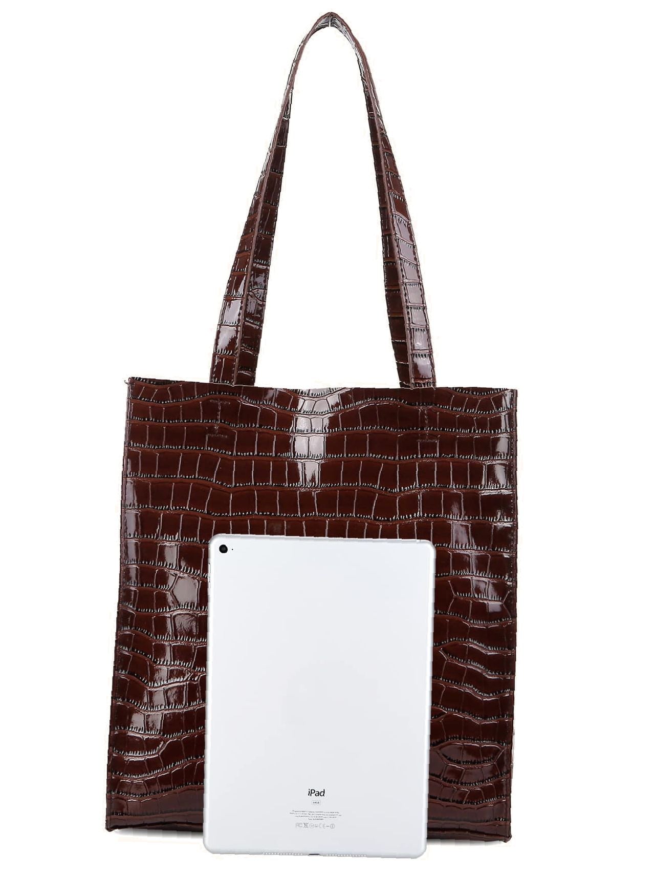 Futurecen - Croc Embossed Tote Bag  - Women Tote Bags