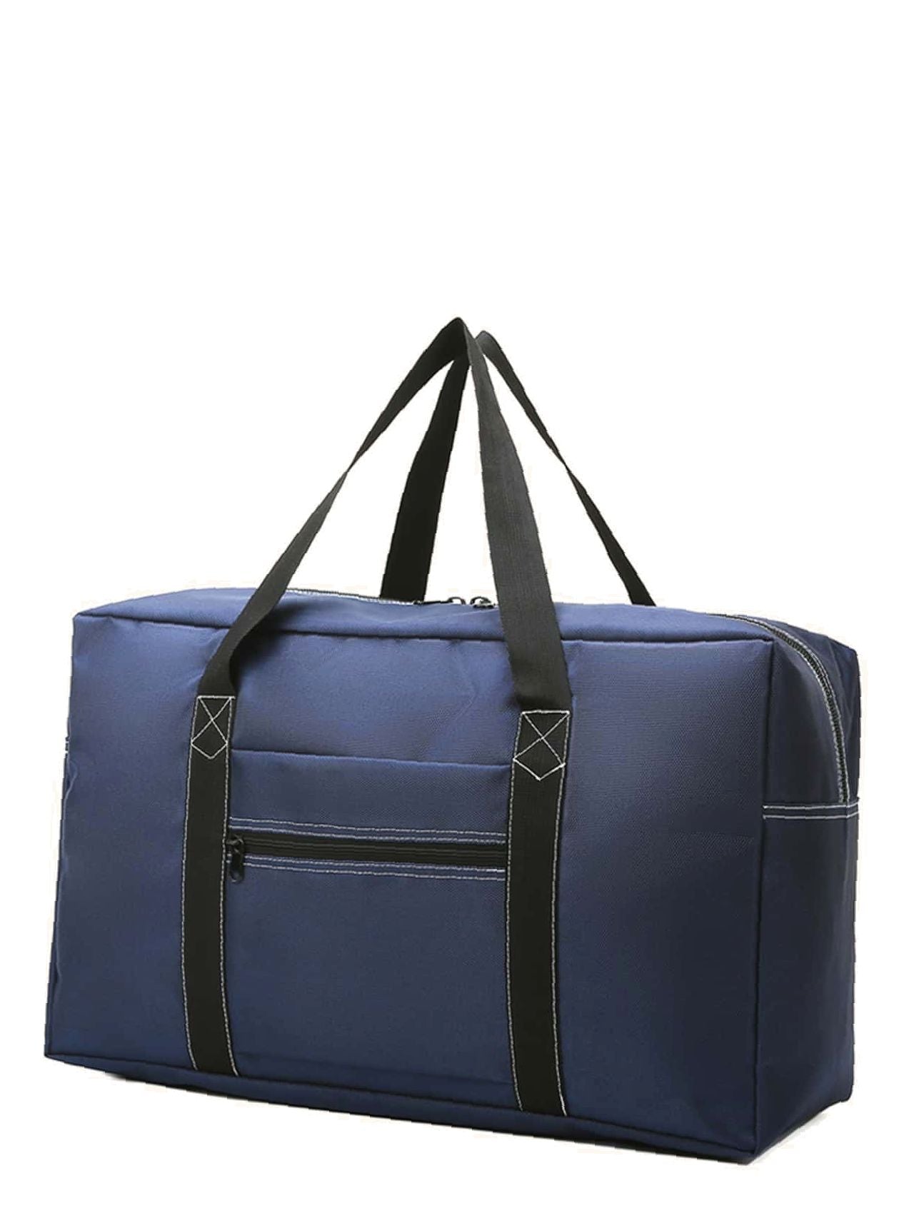 Futurecen - Contrast Binding Large Capacity Duffel Bag  - Women Tote Bags