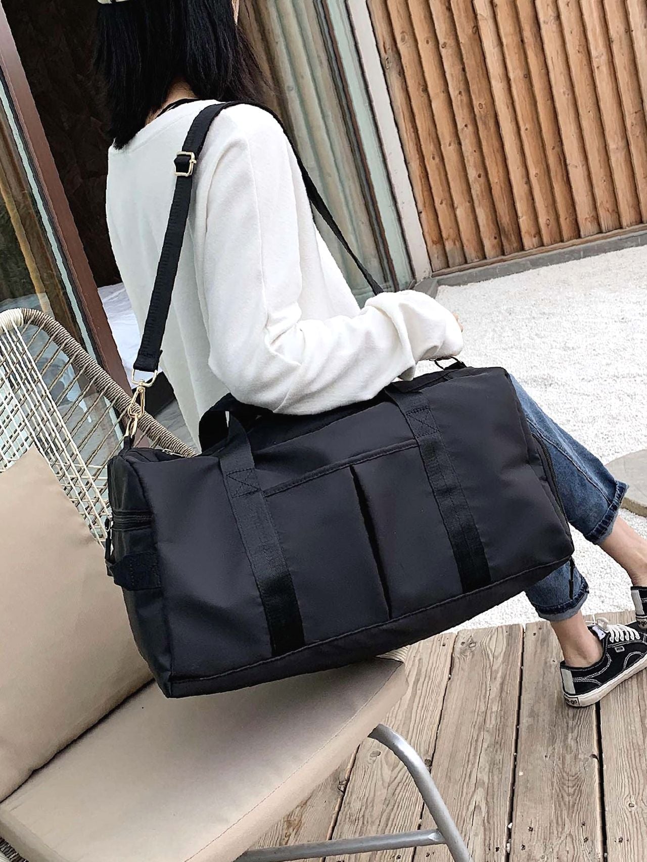 Futurecen - Minimalist Duffel Bag  - Women Tote Bags