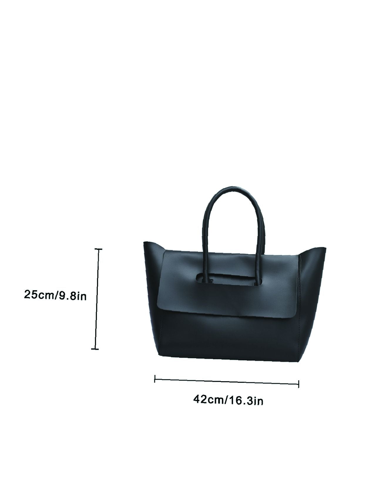 Futurecen - Minimalist Flap Large Capacity Tote Bag  - Women Tote Bags