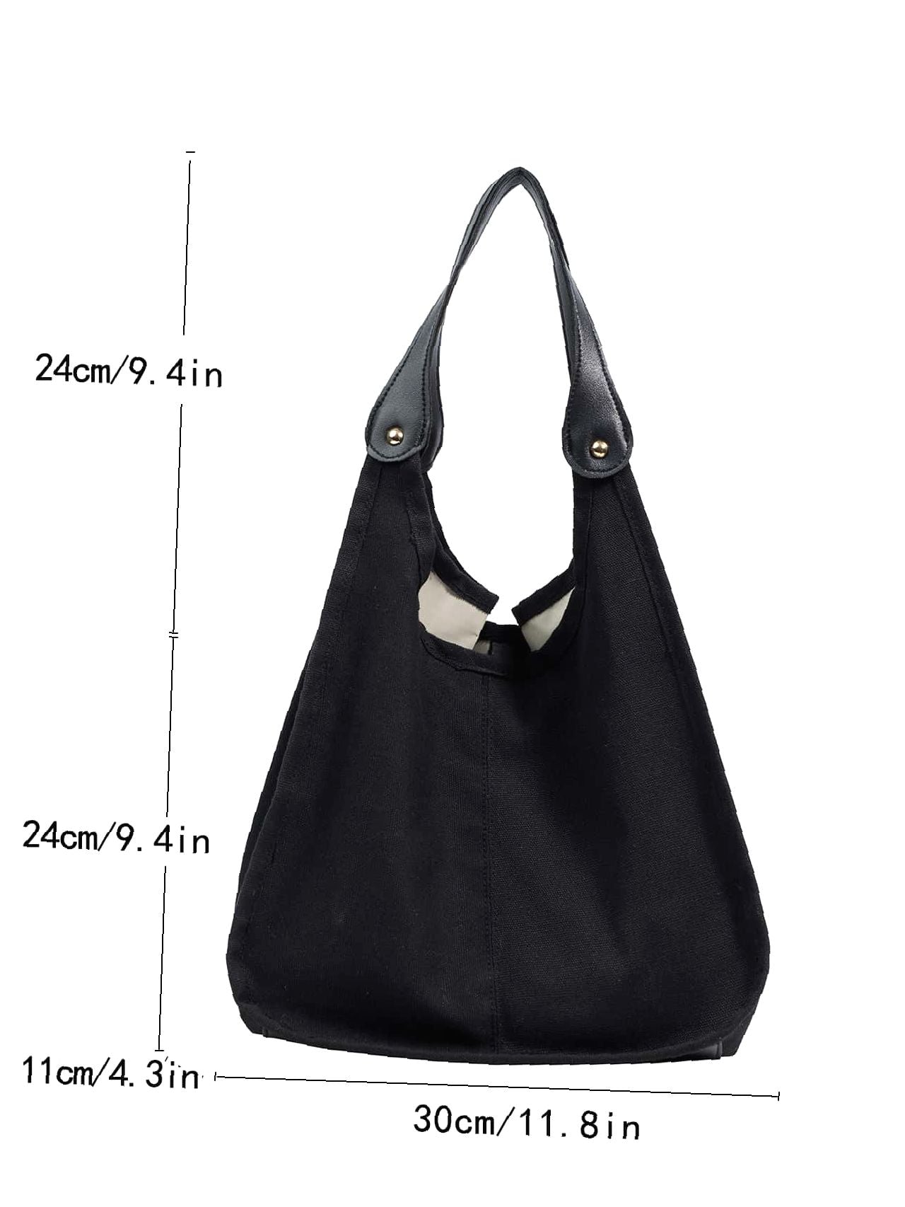 Futurecen - Minimalist Shoulder Tote Bag with Inner Pouch  - Women Tote Bags