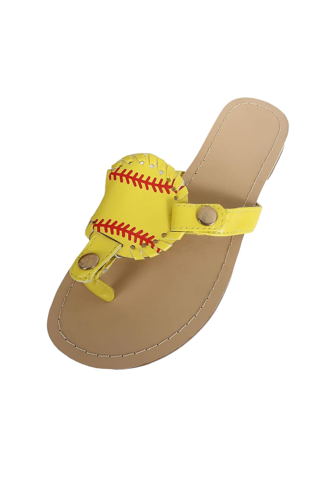 Baseball Flip-Flop Flat Sandals