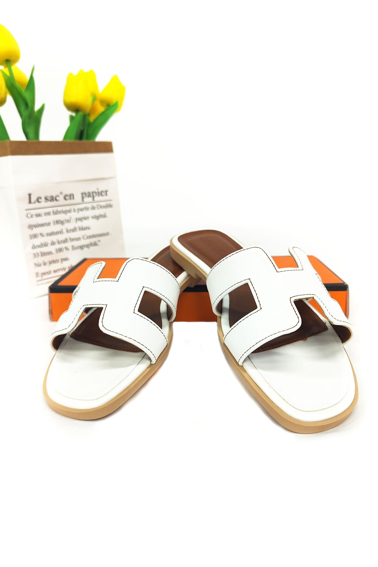 Casual Flat Slide Sandals