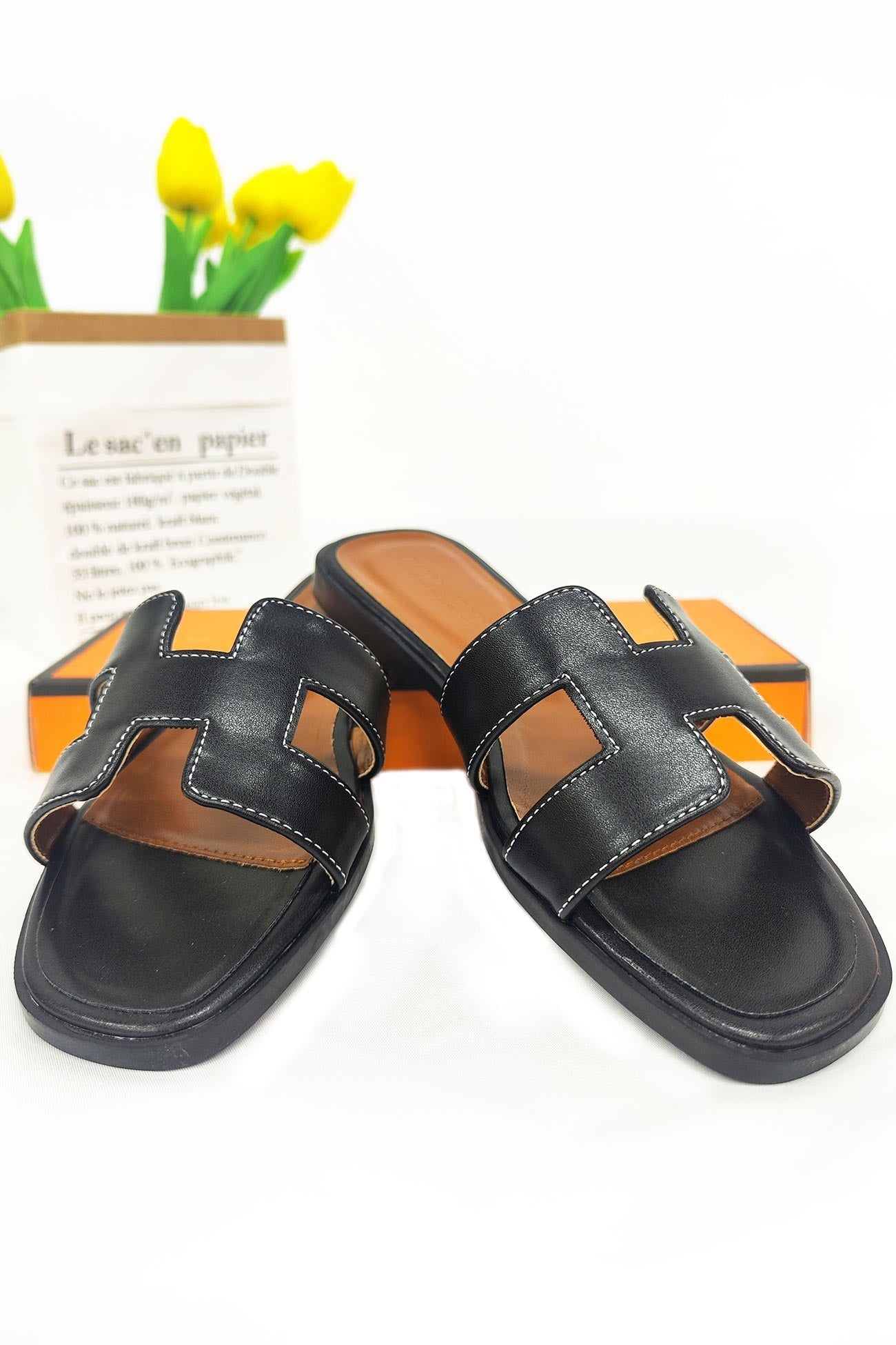 Casual Flat Slide Sandals