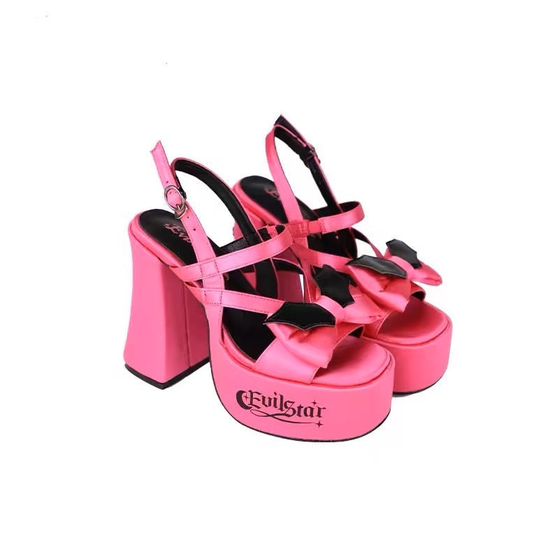 ♡ Evil Star ♡ - Gothic High Heel Sandals