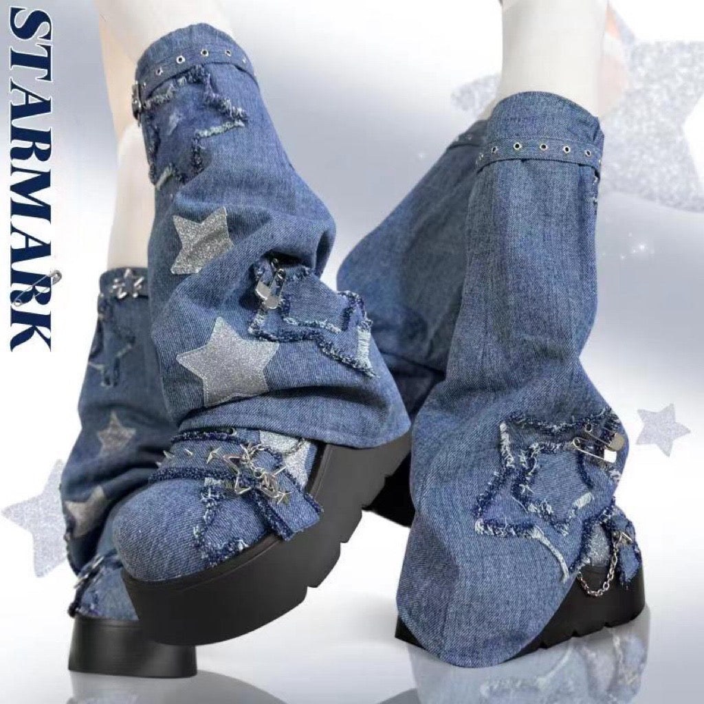 ♡ Star Mark ♡ - Canvas Platform Shoes