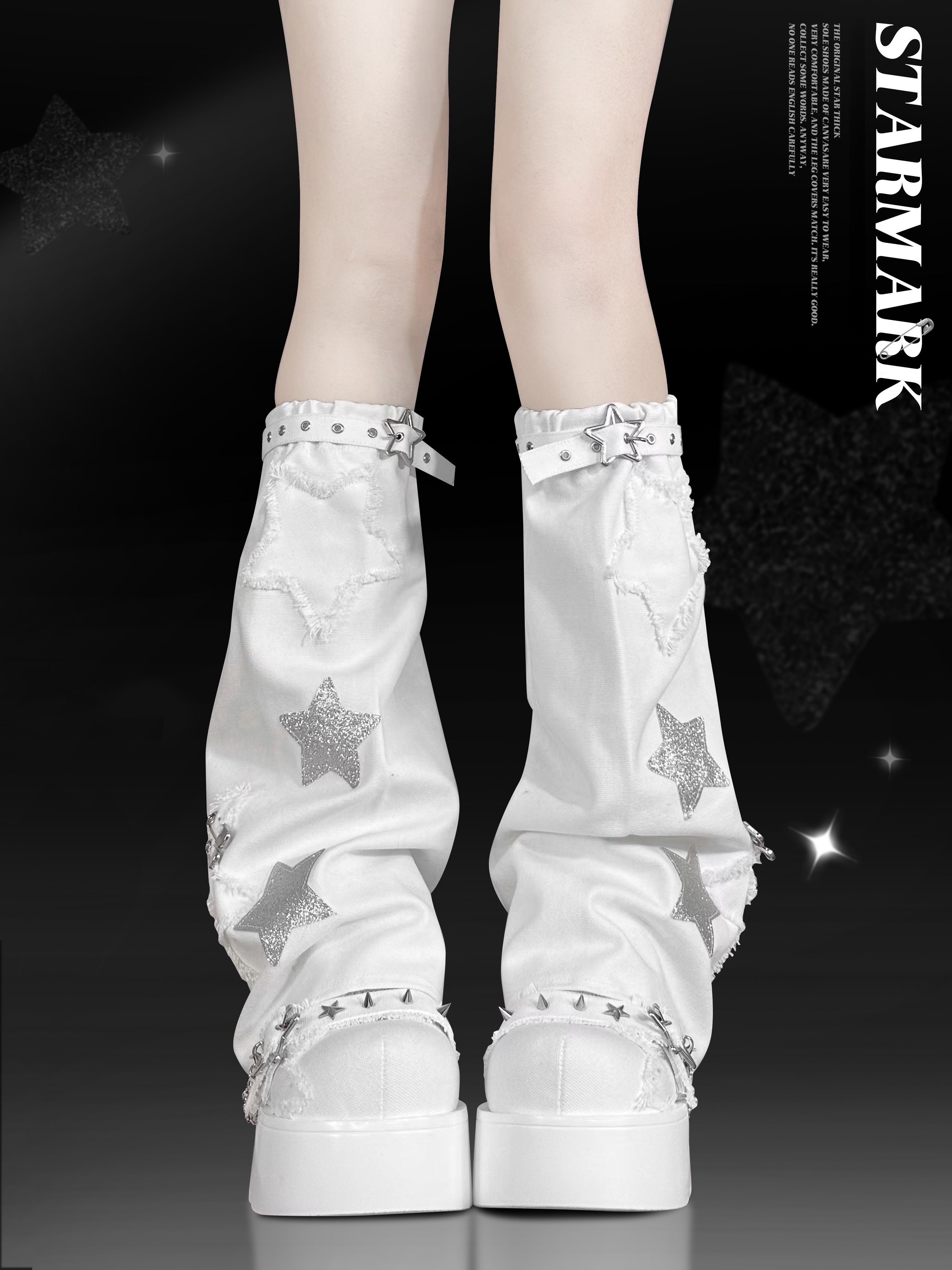 ♡ Star Mark ♡ - Canvas Platform Shoes