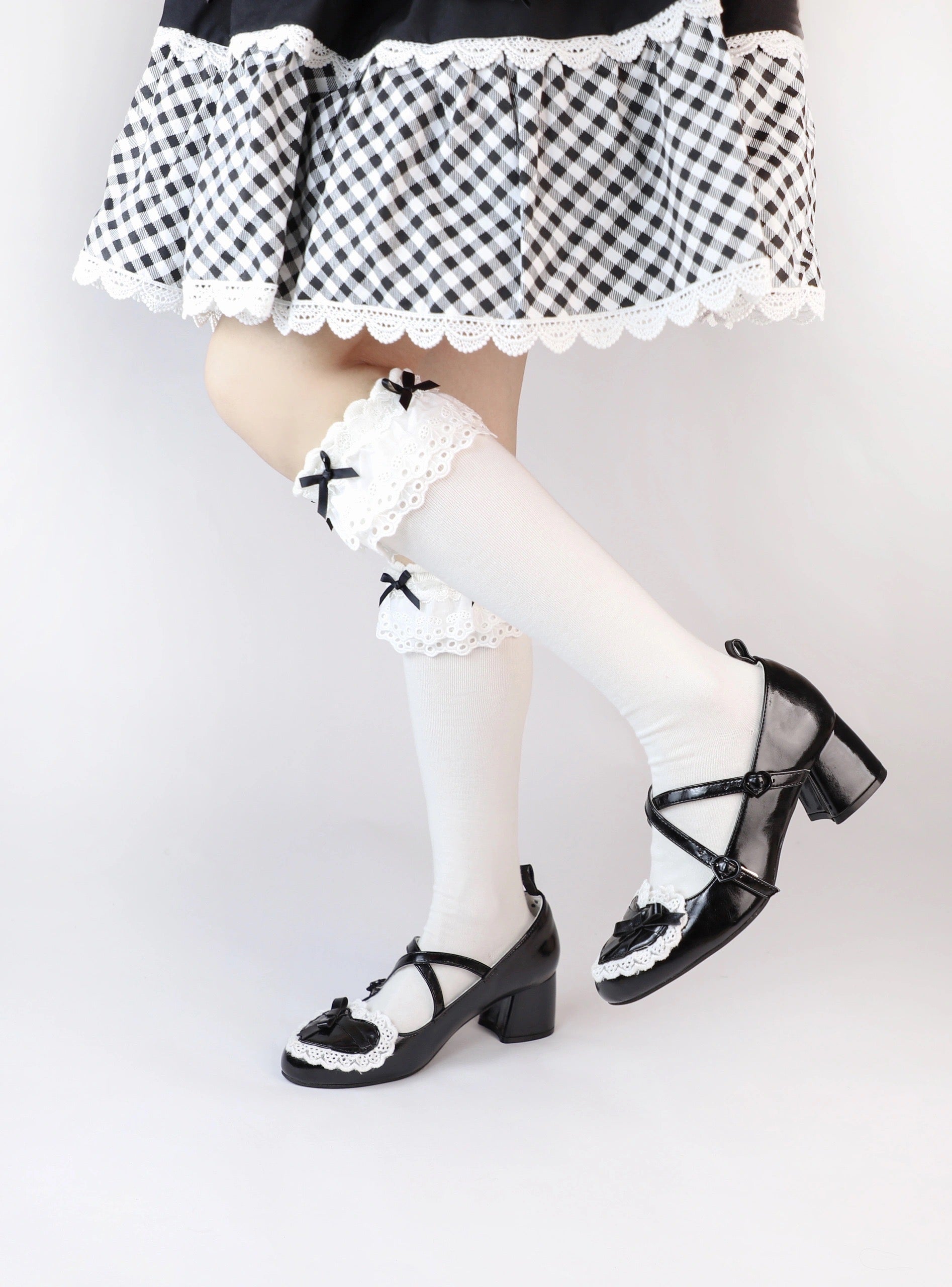 ♡ Vintage Cream Cake ♡ - Mid-Heel/Platform Shoes