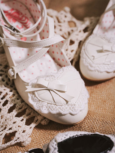 ♡ Vintage Cream Cake ♡ - Mid-Heel/Platform Shoes