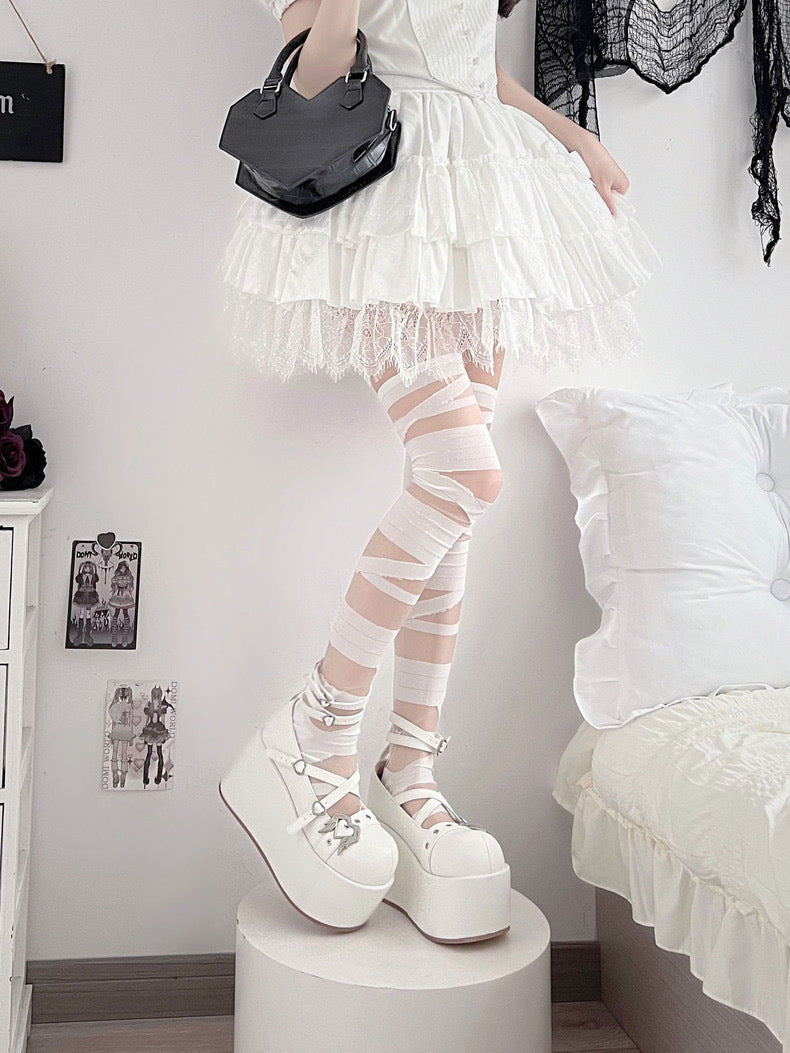 ♡ Little Demon ♡ - Dolly Platform Shoes