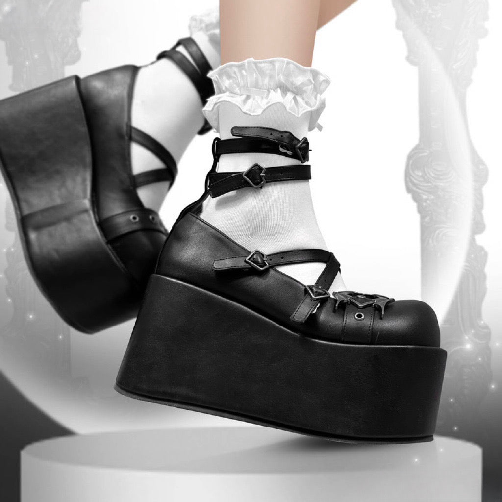 ♡ Little Demon ♡ - Dolly Platform Shoes