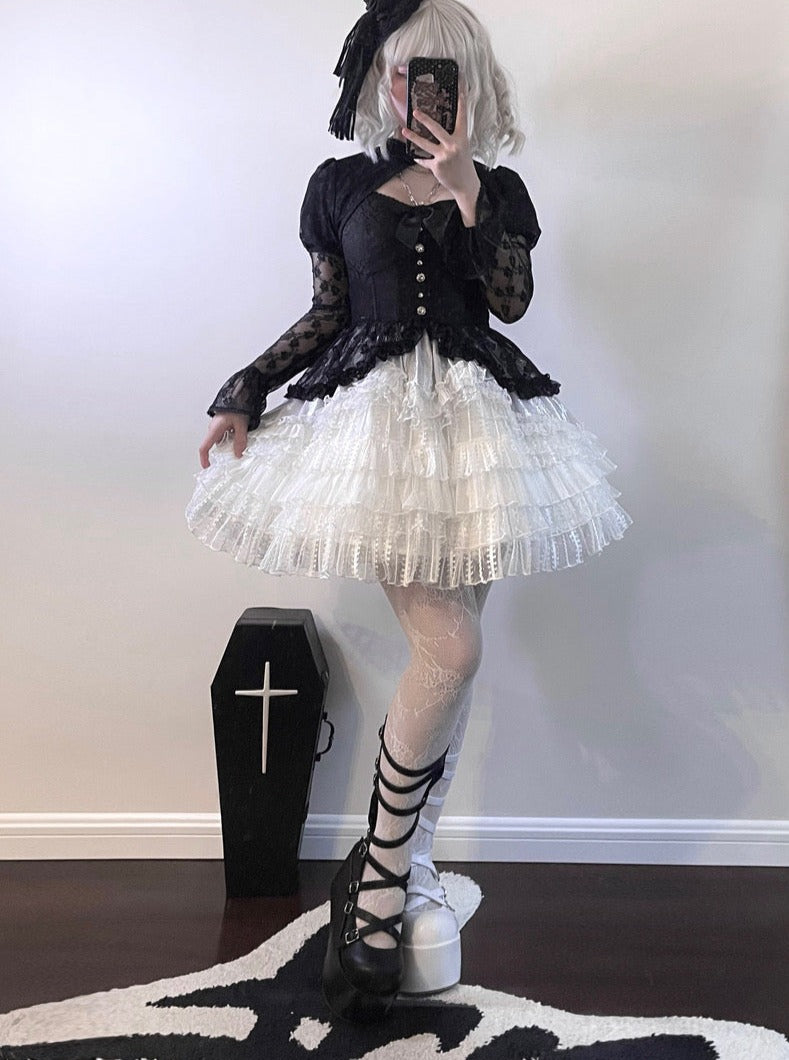 ♡ Goth Doll ♡ - Dolly Platform Shoes