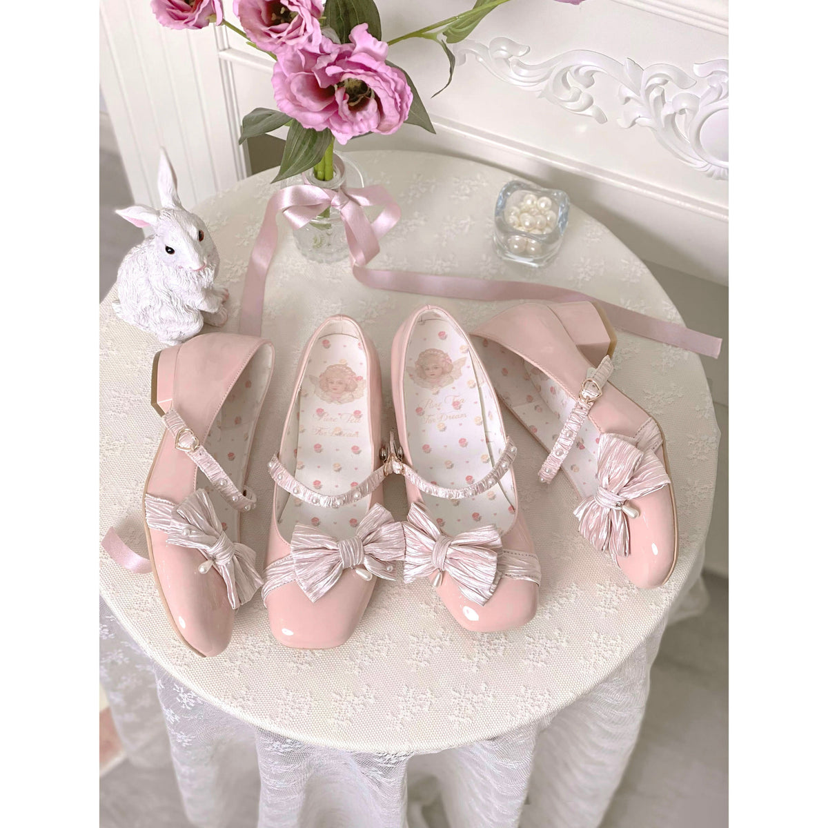 ♡ Butterfly Pastry ♡ - Mid-Heel Shoes