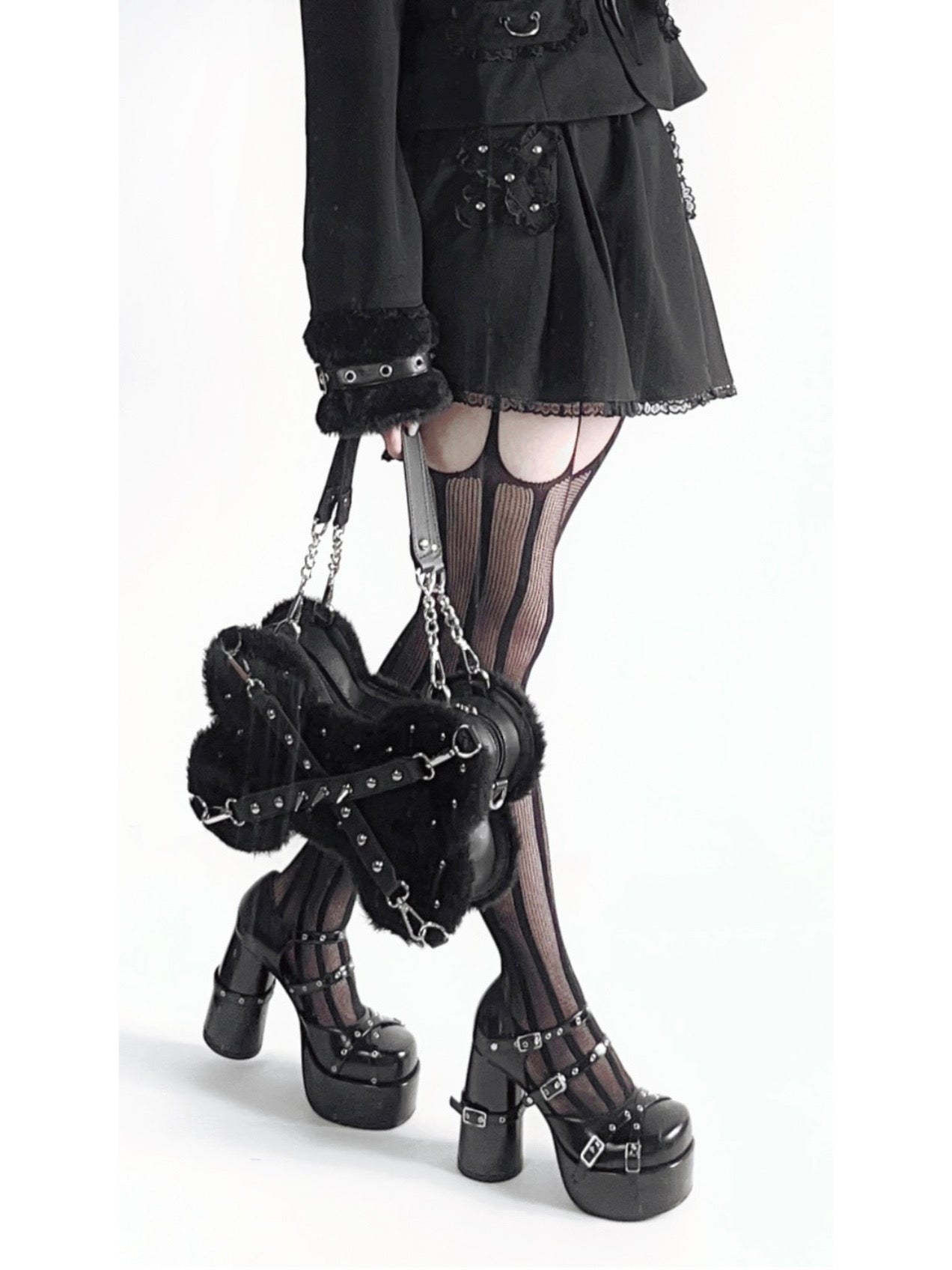 ♡ Sin and Love ♡ - Goth Platform Shoes