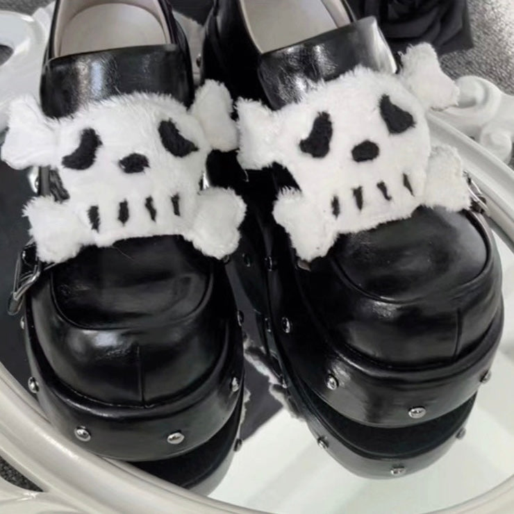 ♡ Little Skull ♡ - Dolly Platform Shoes