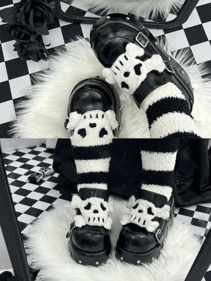 ♡ Little Skull ♡ - Dolly Platform Shoes