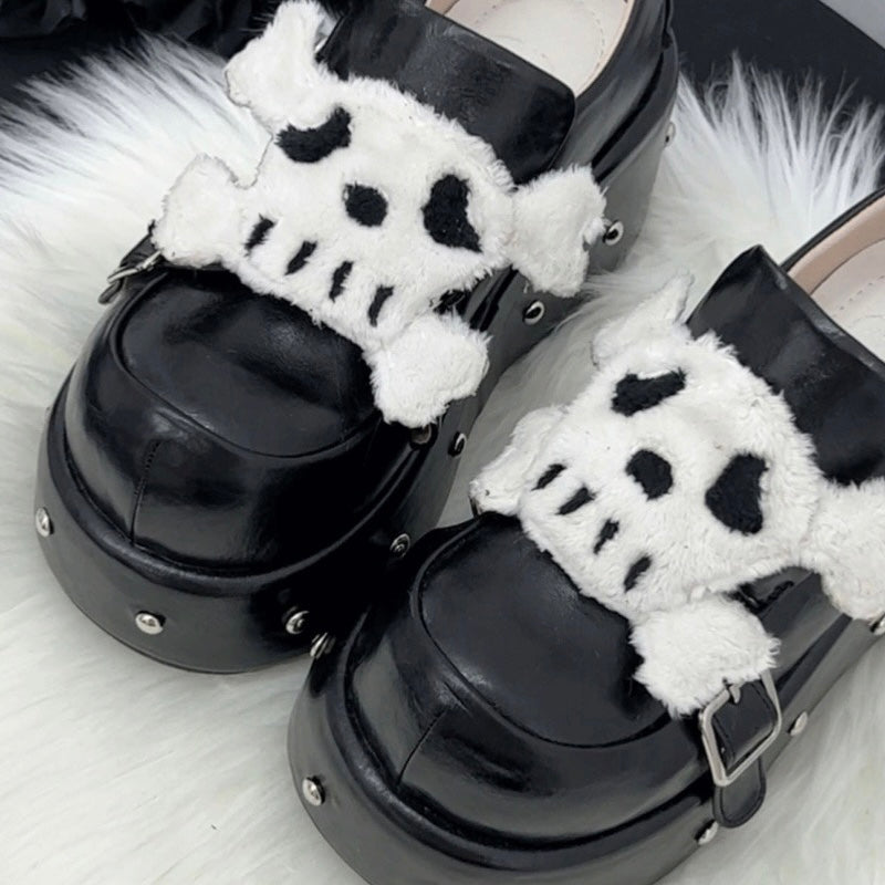 ♡ Little Skull ♡ - Dolly Platform Shoes