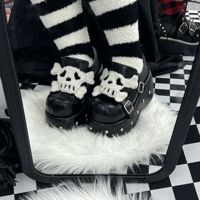 ♡ Little Skull ♡ - Dolly Platform Shoes