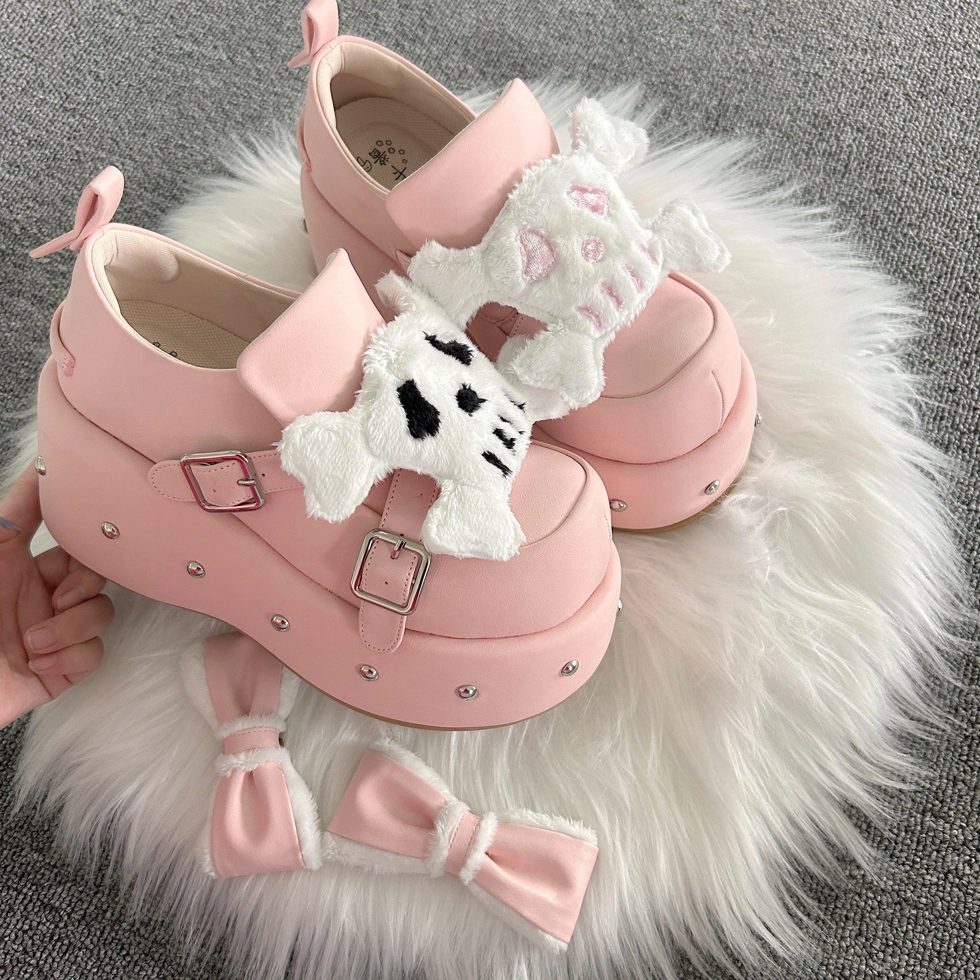 ♡ Little Skull ♡ - Dolly Platform Shoes