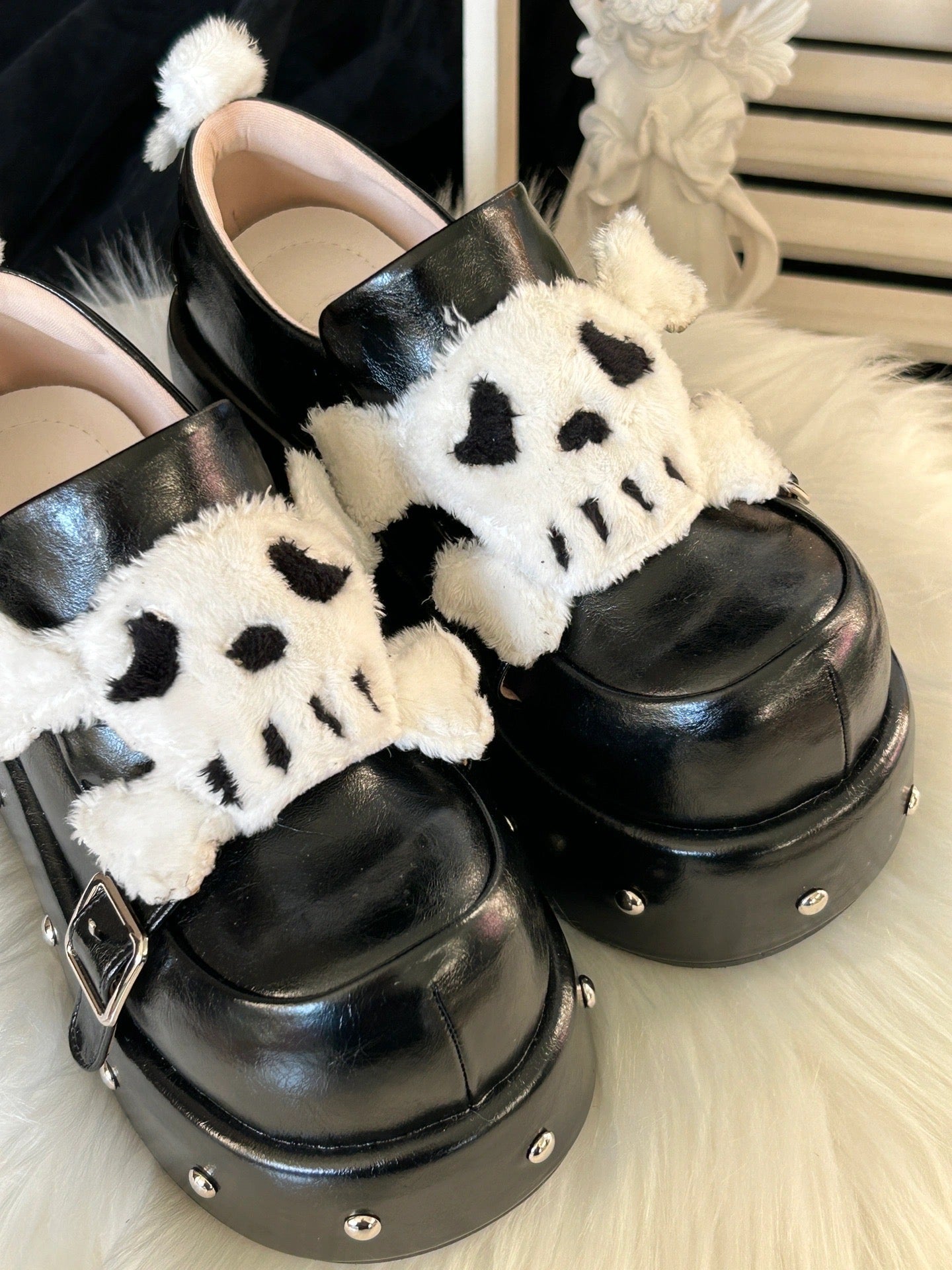 ♡ Little Skull ♡ - Dolly Platform Shoes