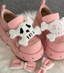 ♡ Little Skull ♡ - Dolly Platform Shoes