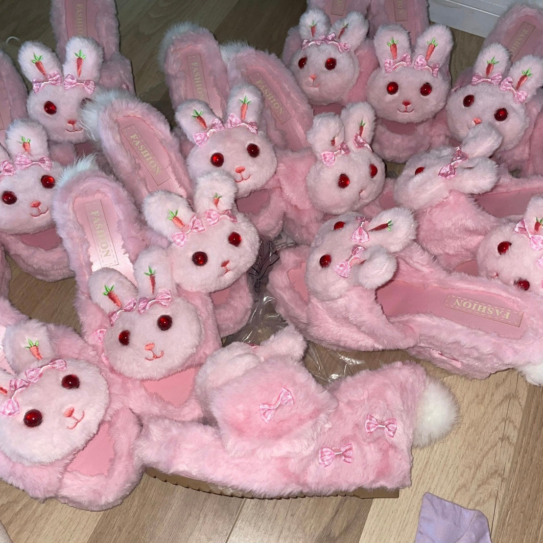 ♡ Pink Bunny ♡ - Handmade Platform Shoes