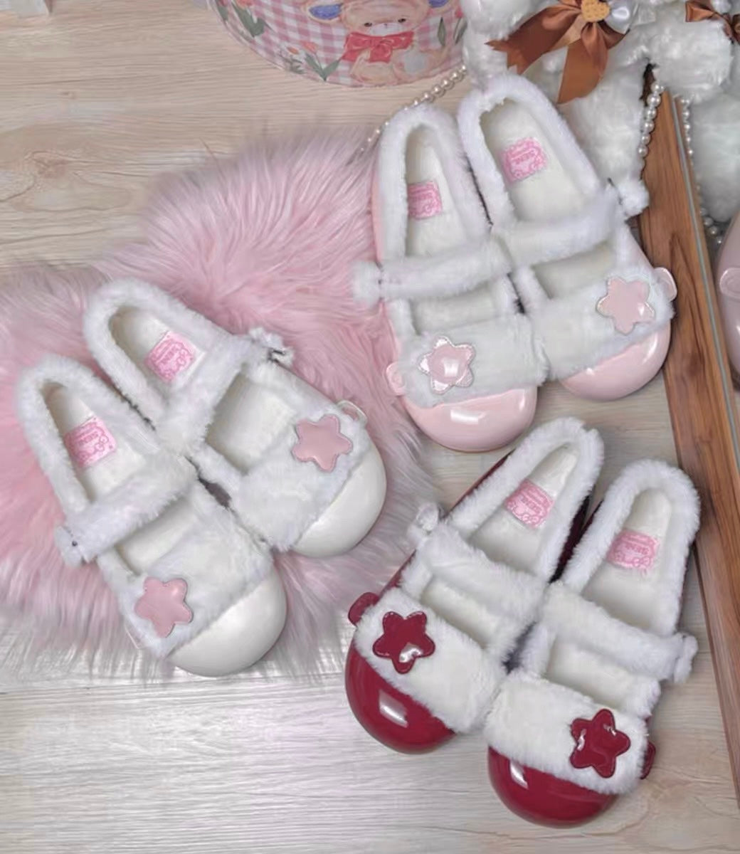 ♡ Little Lucky ♡ - Fluffy Flat Shoes