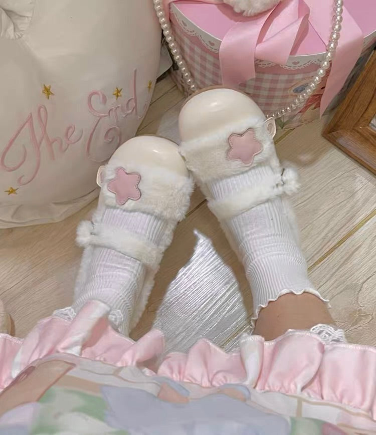 ♡ Little Lucky ♡ - Fluffy Flat Shoes