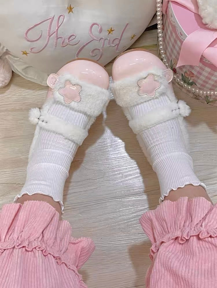 ♡ Little Lucky ♡ - Fluffy Flat Shoes