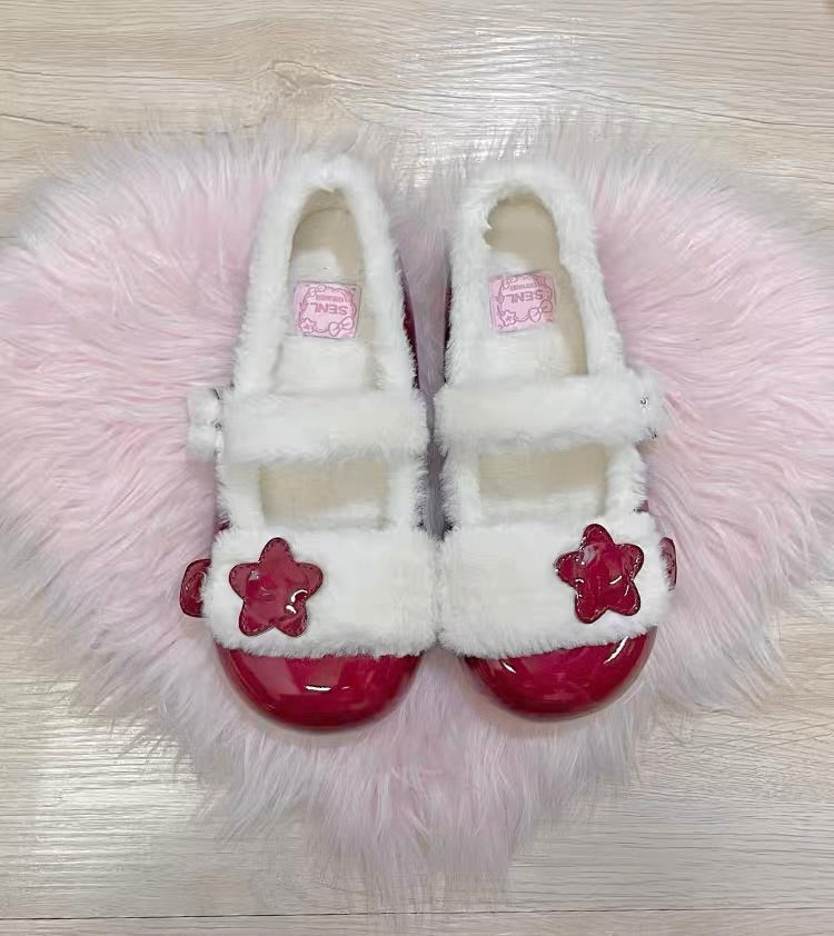 ♡ Little Lucky ♡ - Fluffy Flat Shoes