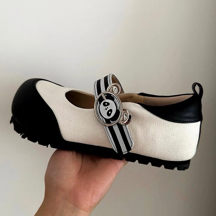 ♡ Cute Panda ♡ - Flat Shoes