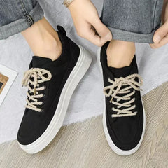 Futurecen  -  Free Shipping Men Shoes Black Vulcanized Sneakers Boys Cheap Flat Comfortable Shoe for Men Spring and Summer Mans Sneakers