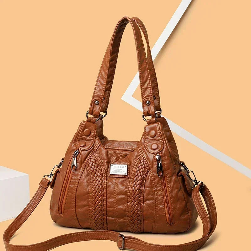 Futurecen Luxury designer wallet and handbag Women's fashionable leather shoulder bag with many pockets Women's casual crossbody bag