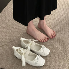 Futurecen 2024 New Women Ballte Flats Shoes Fashion Elegant Cross Strap Shoes Ladies Outdoor Dress Flats Ballerina Shoes