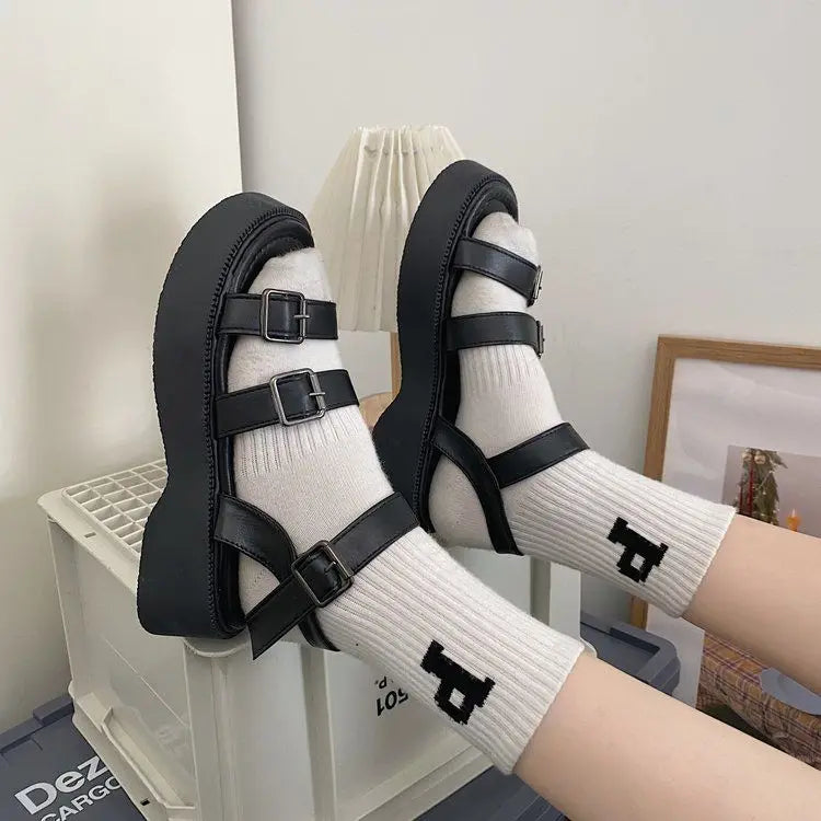 Futurecen  Summer Causal Ladies Flat shoes woman Flat Platform Sandals Women Open Toe Gladiator wedges Women Shoes sandals