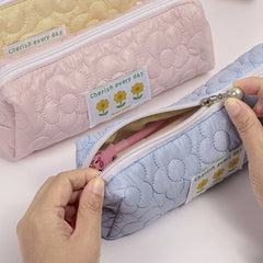 Futurecen  -  Flower Pencil Case Estuches Escolares Pencil Pouch Large Capacity School Supplies Trousses Scolaires Cute Stationery Pencilcase