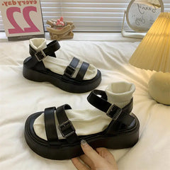 Futurecen  Summer Causal Ladies Flat shoes woman Flat Platform Sandals Women Open Toe Gladiator wedges Women Shoes sandals