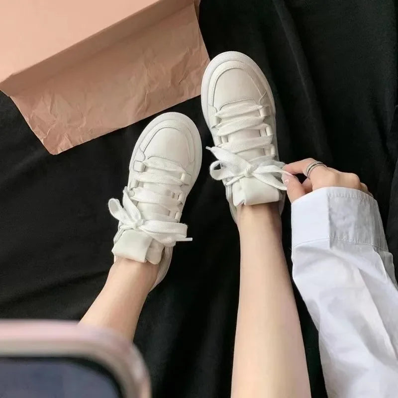 Futurecen  -  Tennis Sneakers Woman Spring Summer Sports Board Shoes Fashion Comfort Colorful Casual Academy Style Little White Shoes Female