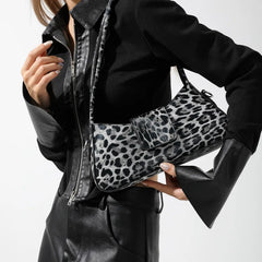 Futurecen  Leopard Prints Underarm Shoulder Bags For Women French Style Mini Crossbody Phone Bag 2024 Latest Luxury Designer Handbags